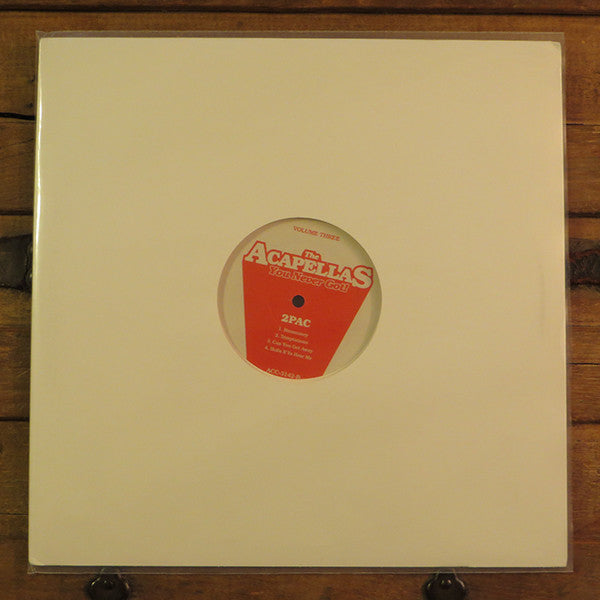 The Acapellas You Never Got! Volume Three (12" VINYL) | Mint (M)-
