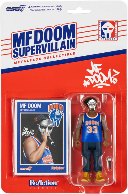 MF Doom - Super7 / Supervillain (Metalface Collectible) |-