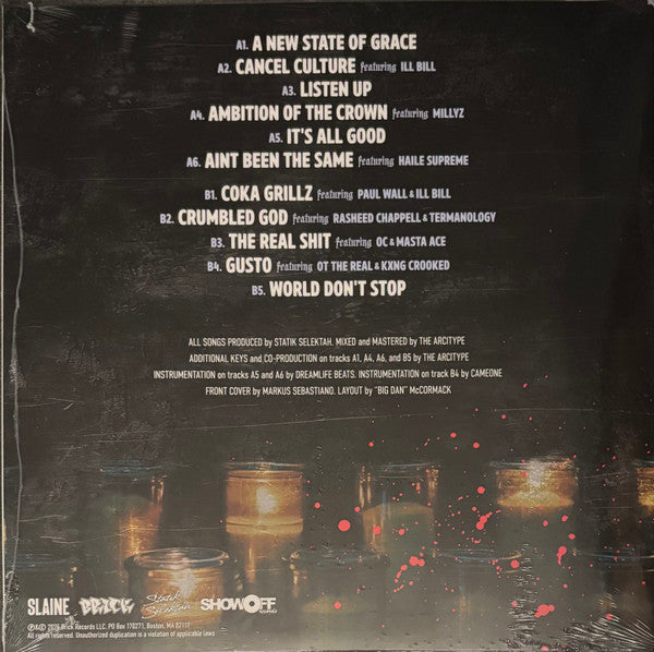 Slaine - A New State Of Grace (VINYL) | Mint (M) Mint (M)-