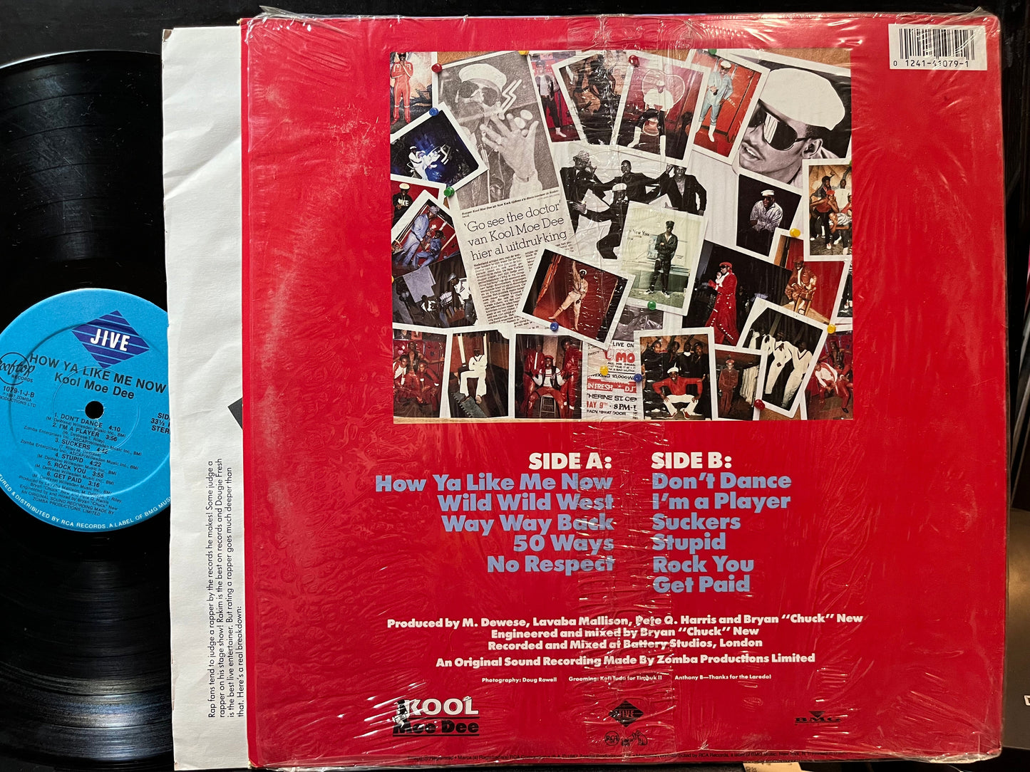 Kool Moe Dee - How Ya Like Me Now (VINYL LP Rooftop 1079-1-J 1987) | USED Near Mint- (NM-) Near Mint (NM)-