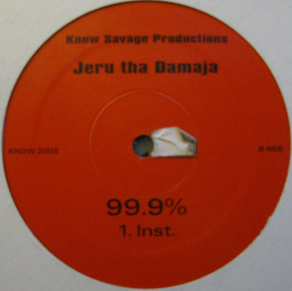 Jeru The Damaja - 99.9% (12" VINYL) | Near Mint (NM) Generic-