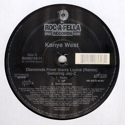 Kanye West - Gold Digger (VINYL 12" ROC-A-FELLA B0005118-11 2005) | Near Mint (NM or M-) Near Mint (NM)-