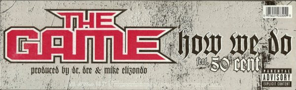 The GameFeat. 50 Cent - How We Do (VINYL 12" INTERSCOPE B0003913-11 2004) | USED Near Mint (NM or M-) Excellent+ (EX+)-
