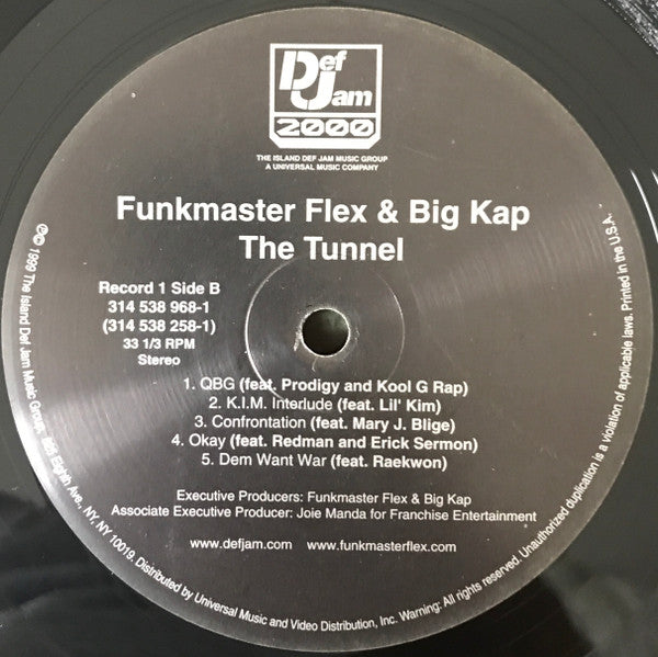 Funkmaster Flex - The Tunnel (VINYL *RECORD 1 ONLY*) | Very Good (VG) Generic-