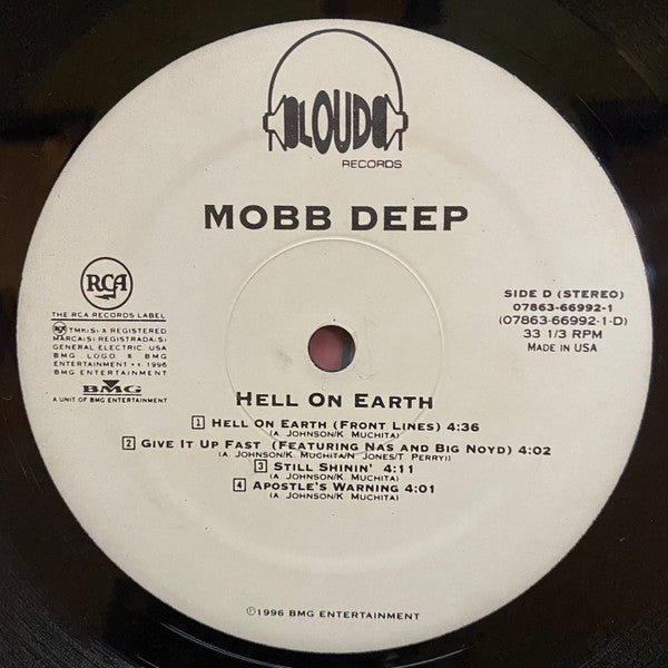 Mobb Deep - Hell On Earth (VINYL) *RECORD 2 ONLY* | Good (G) Generic-