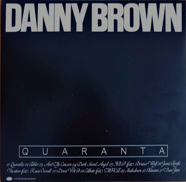 Danny Brown (2) - Quaranta | Mint (M) Mint (M)-