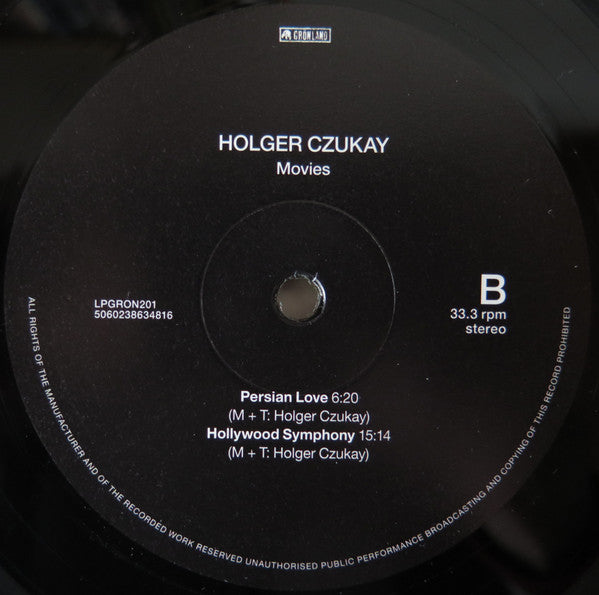 Holger Czukay - Movies | Mint (M) Mint (M)-