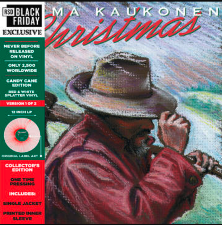 Kaukonen, Jorma - Christmas… "Candy Cane Edition" (1 of 2 versions) (RSD 11/26/21) | Mint (M) Mint (M)-