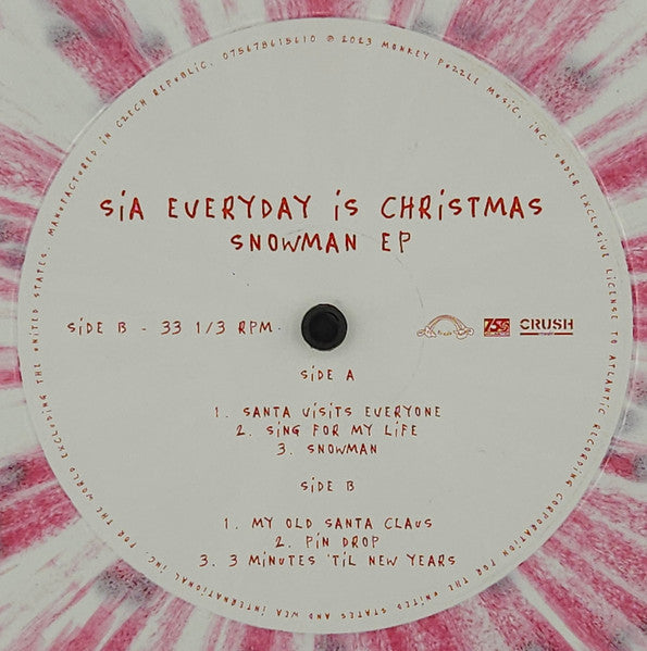 Everyday Is Christmas Snowman EP (COLOR VINYL) |-