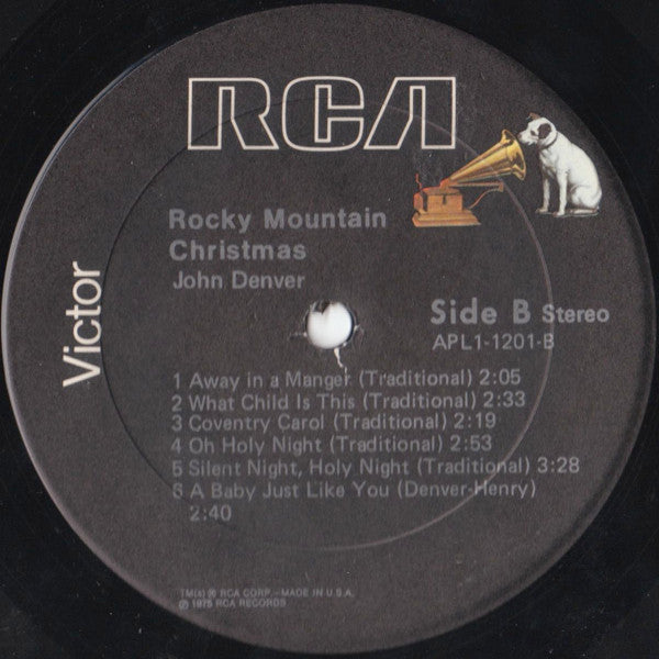 John Denver - Rocky Mountain Christmas (VINYL) | Excellent+ (EX+) Excellent+ (EX+)-