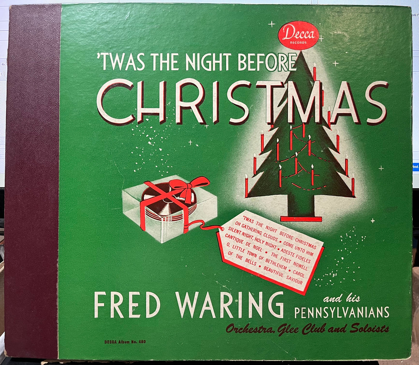 Fred Waring & The Pennsylvanians - 'Twas The Night Before Christmas (78RPM SET) | Excellent+ (EX+)-