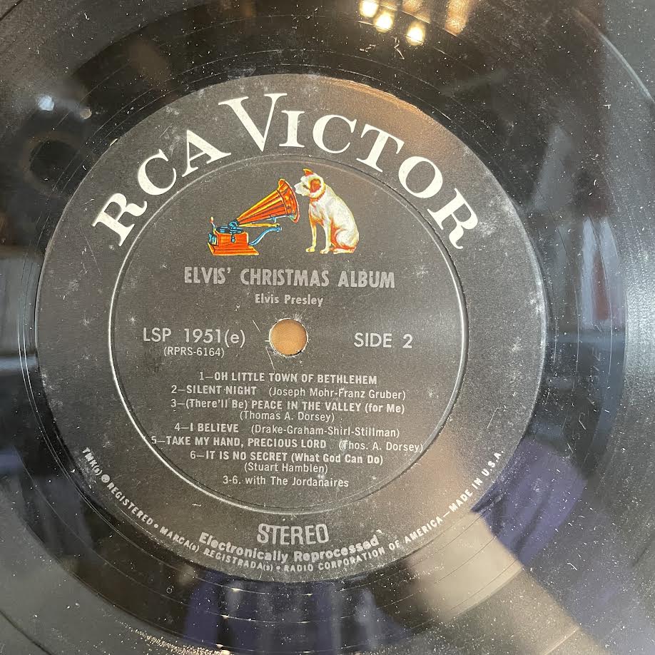 Elvis Presley - Elvis' Christmas Album (VINYL) | Excellent (EX) Very Good Plus (VG+)-