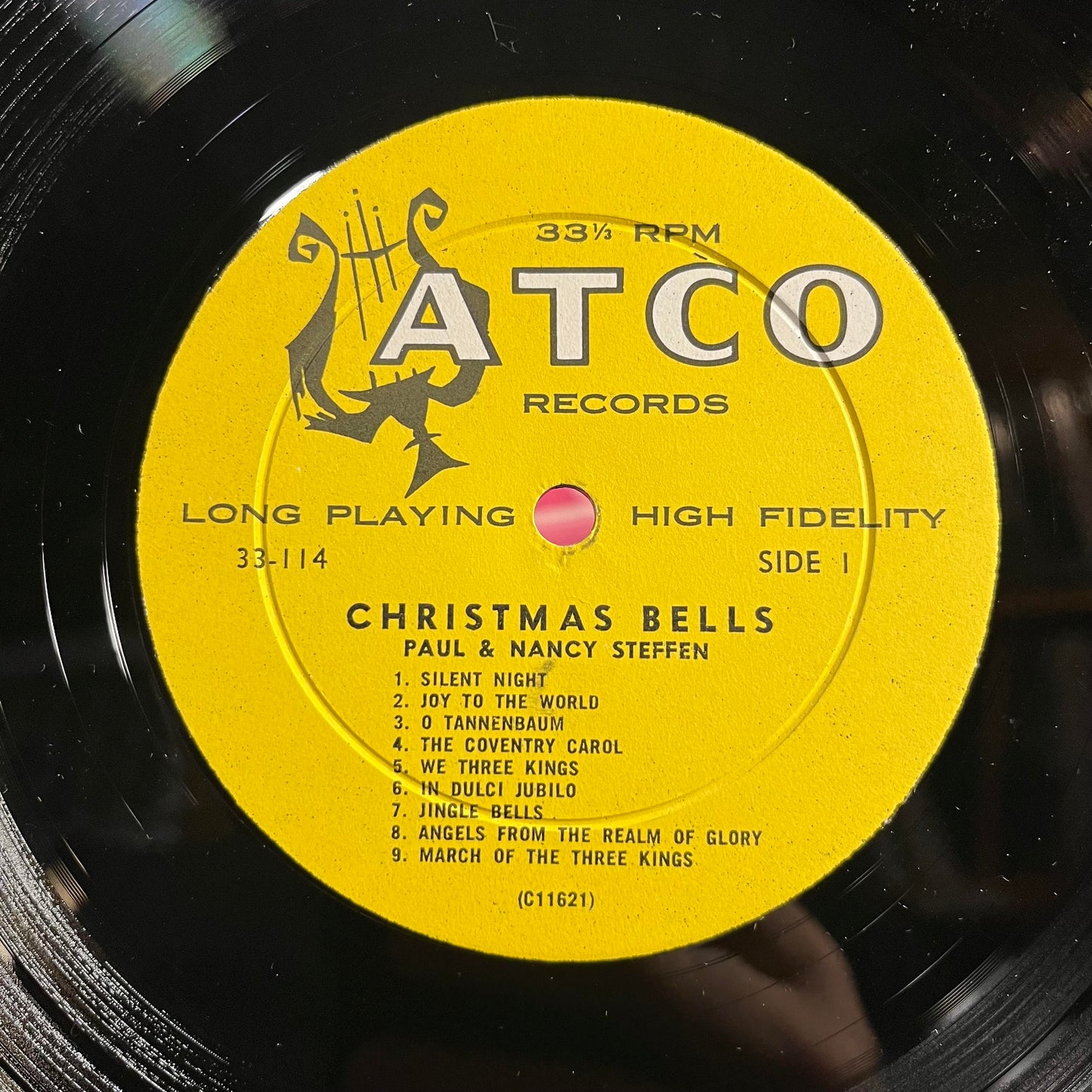 Paul & Nancy Steffen - Christmas Bells | Near Mint (NM) Excellent (EX)-