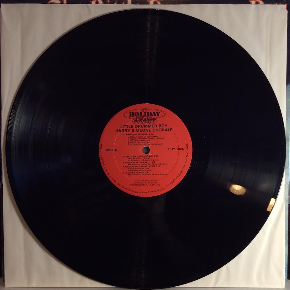 The Harry Simeone Chorale - The Little Drummer Boy (VINYL) | Near Mint (NM) Very Good Plus Plus (VG++)-