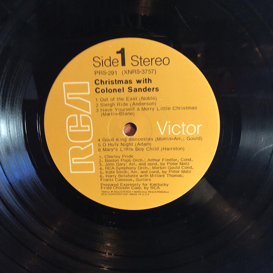 Various - Christmas With Colonel Sanders (VINYL) | Very Good (VG) Very Good Plus Plus (VG++)-