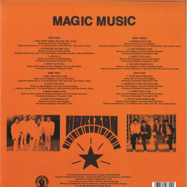 Horizon (7) - Magic Music (The Story Of Horizon San Antonio, TX. 1977-1984) | Mint (M) Mint (M)-