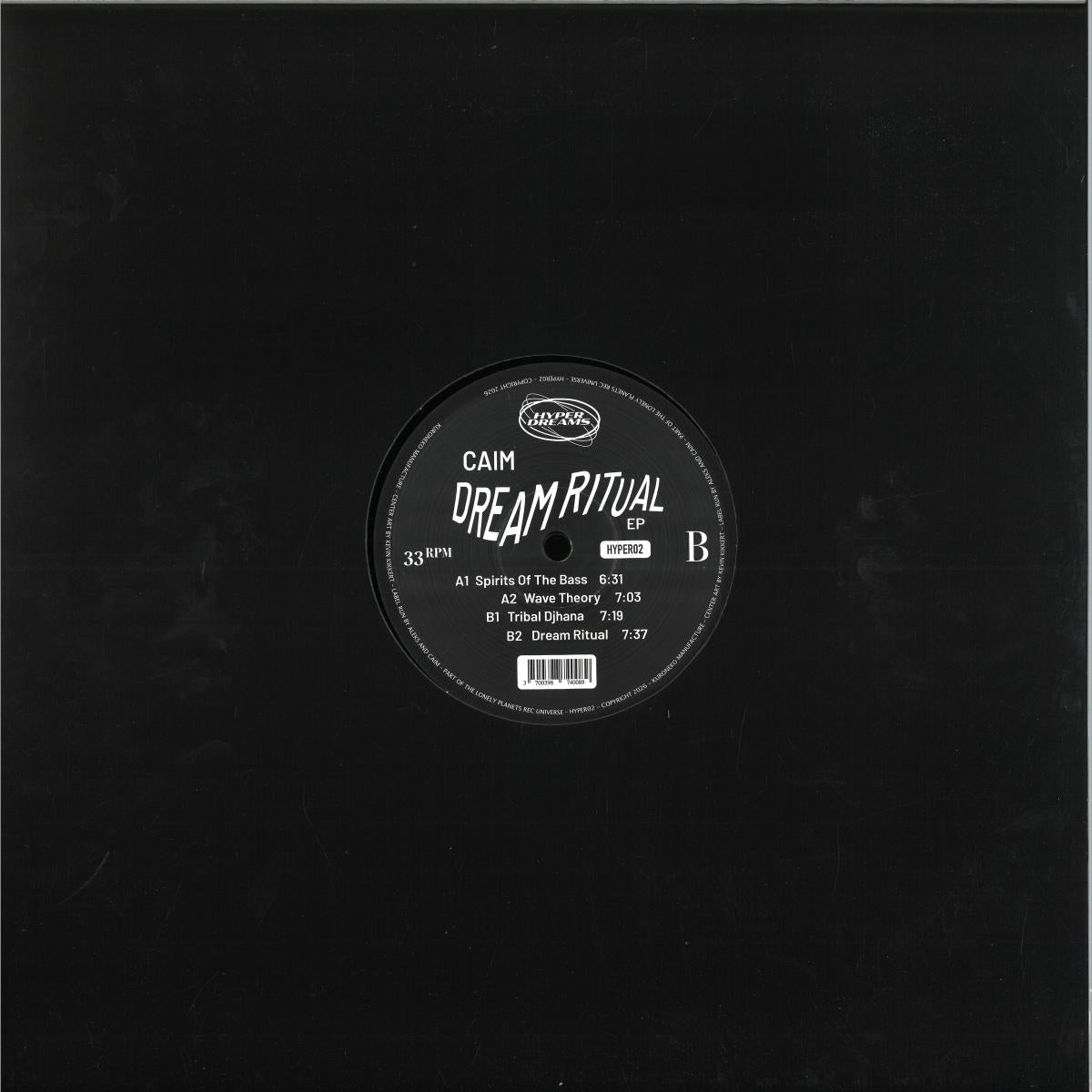 Caim - (PRESALE 08/07/26) Dream Ritual EP (VINYL 12" Hyperdreams HYPER02) | NEW Mint (M) Mint (M)-