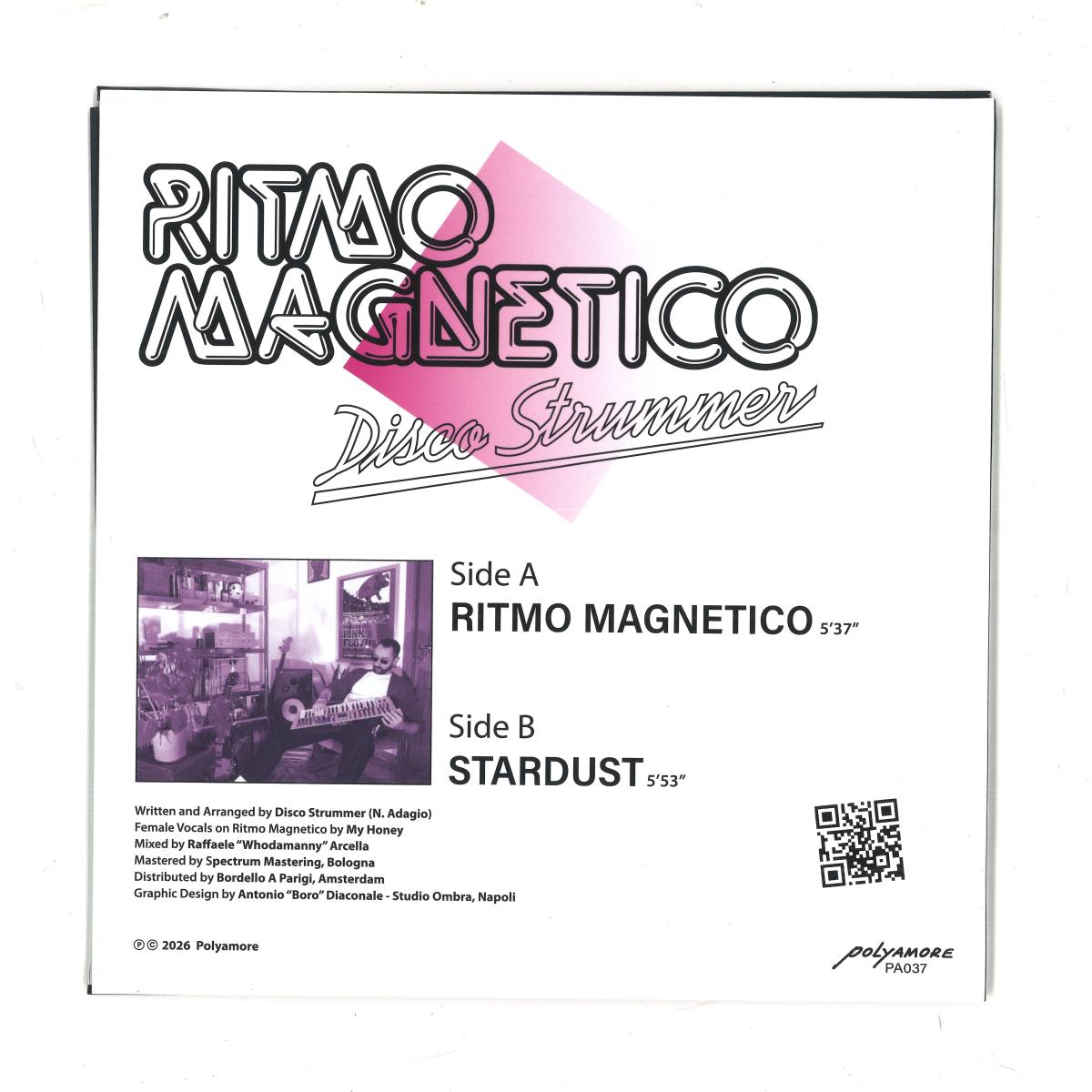 Disco Strummer - Ritmo Magnetico (VINYL 7" Polyamore PA037) | NEW Mint (M) Mint (M)-
