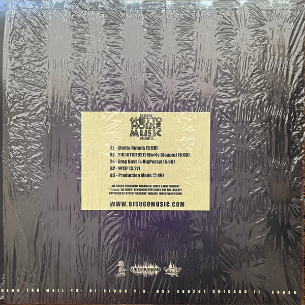 DJ Slugo - Ghetto House Music Volume 2 (VINYL) | Mint (M) Mint (M)-