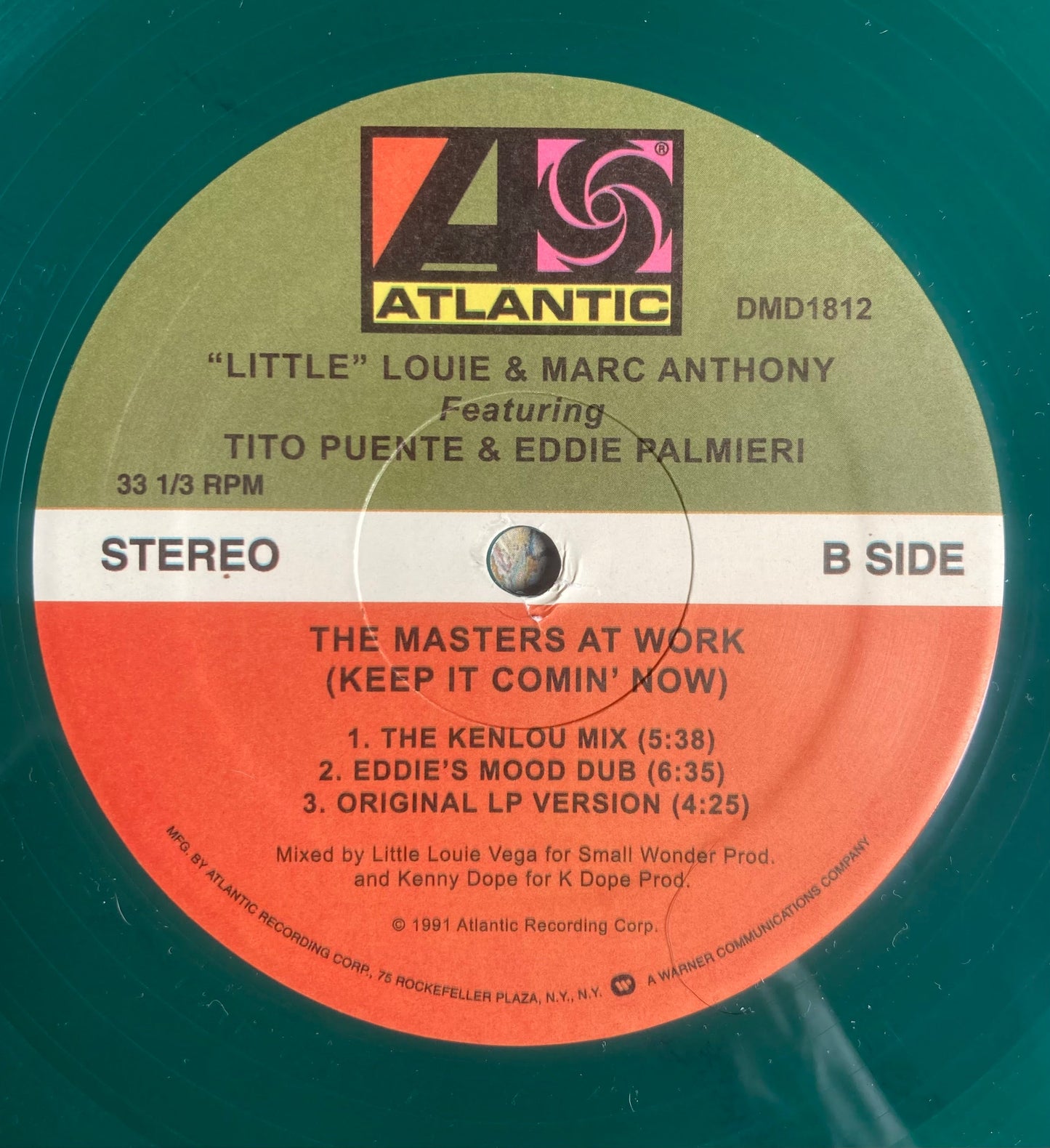 The Masters At Work (Keep It Comin' Now) (Green Vinyl) | Mint (M) Generic-