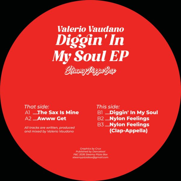 Valerio Vaudano - (PRESALE 6/5/26) Diggin’ In My Soul EP (VINYL) | Mint (M) Mint (M)-