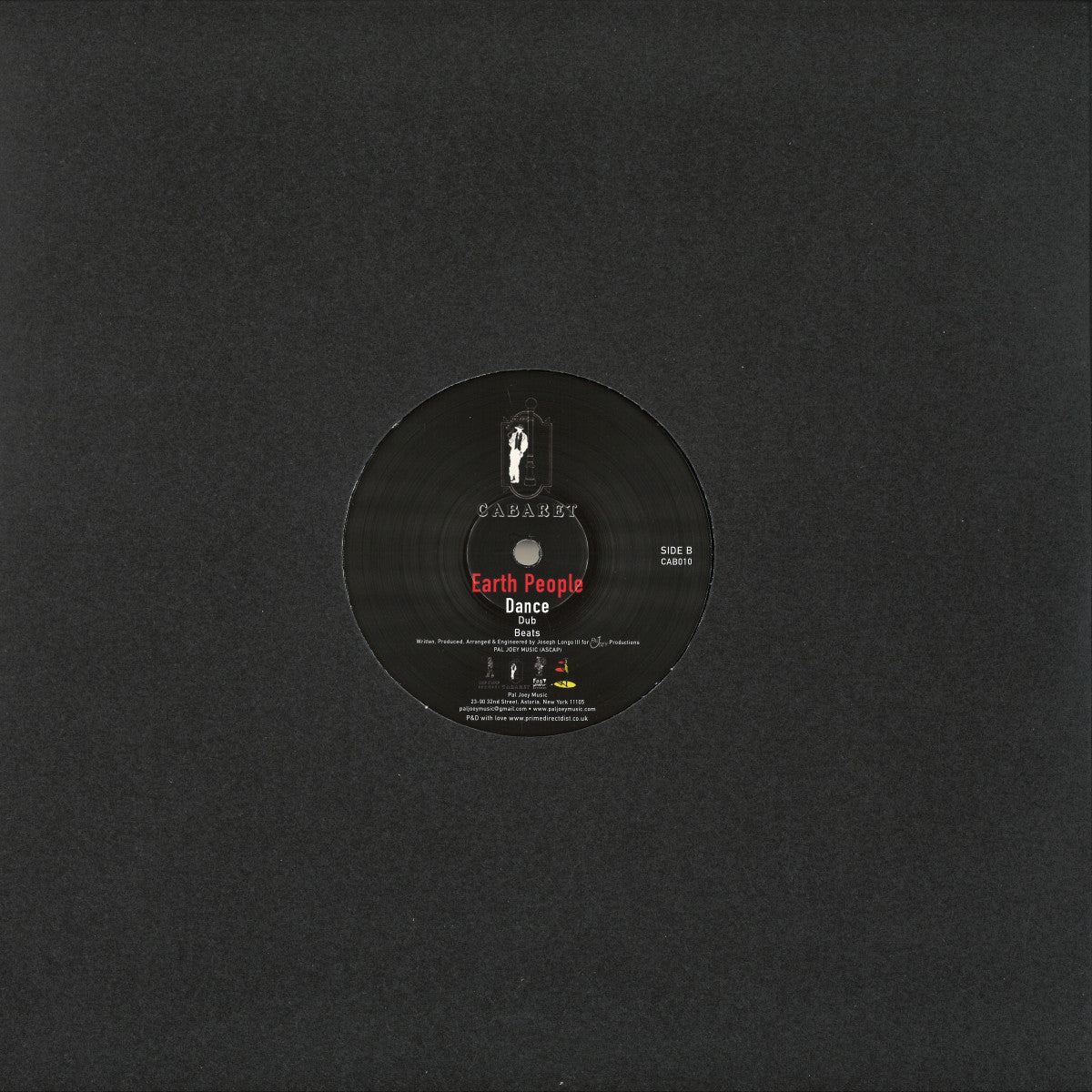 Earth People - Dance (VINYL 12" Cabaret CAB010 2024) |-