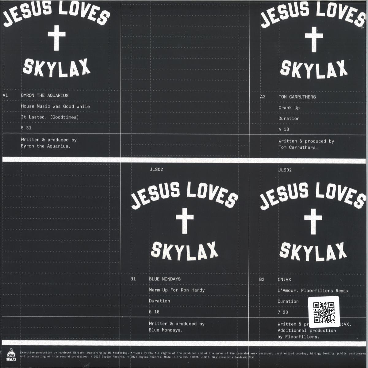 Various - Jesus Loves Skylax #2 (VINYL 12" Skylax Records JLS2) | NEW-