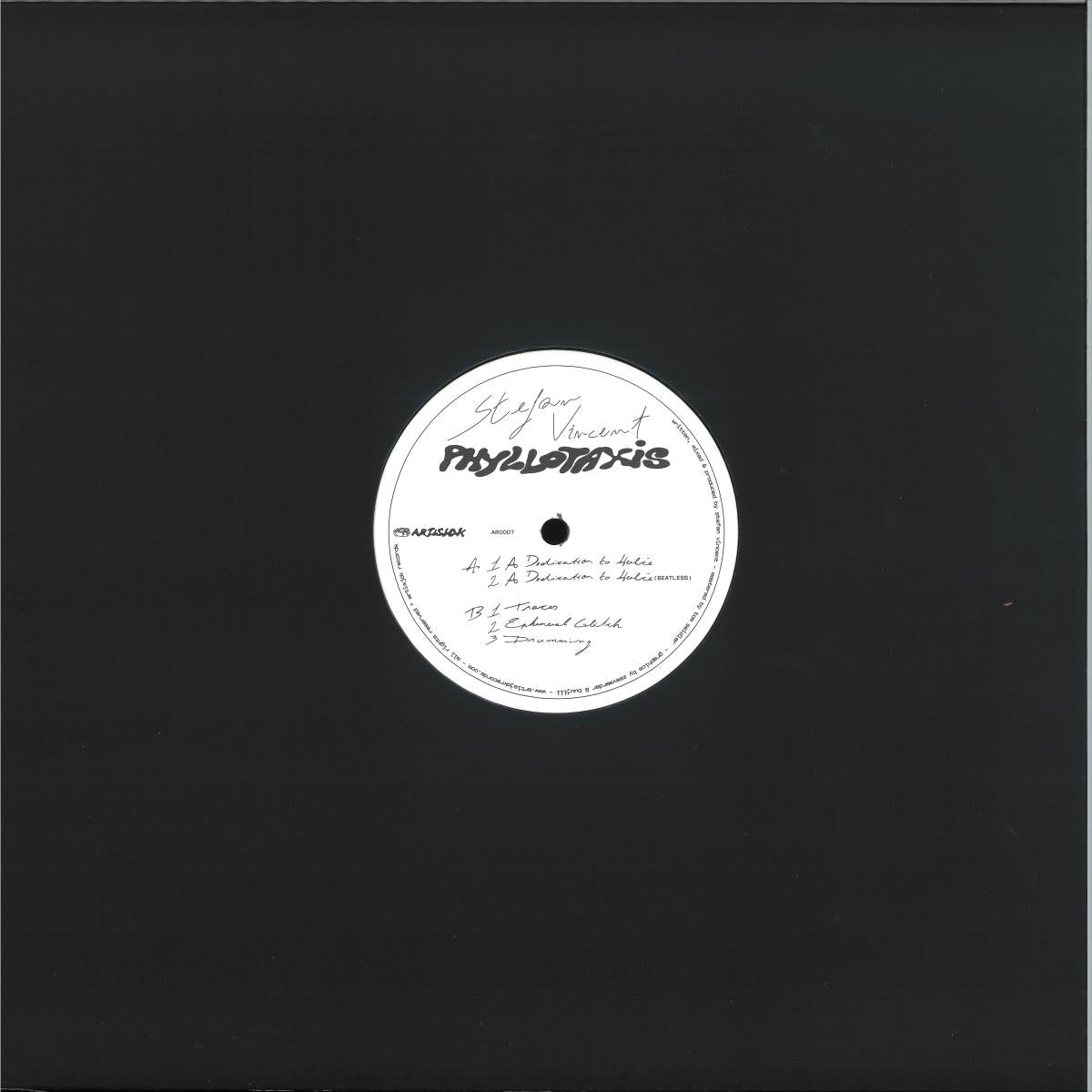 Stefan Vincent - Phyllotaxis (VINYL 12" Artisjok Records AR007) | NEW Mint (M) Mint (M)-
