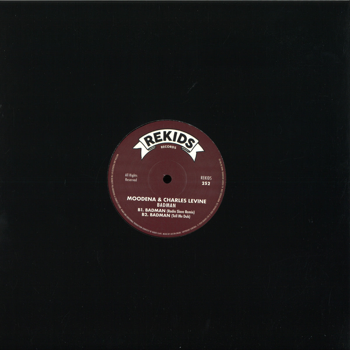 Moodena & Charles Levine - Badman (VINYL 12") | Mint (M) Mint (M)-
