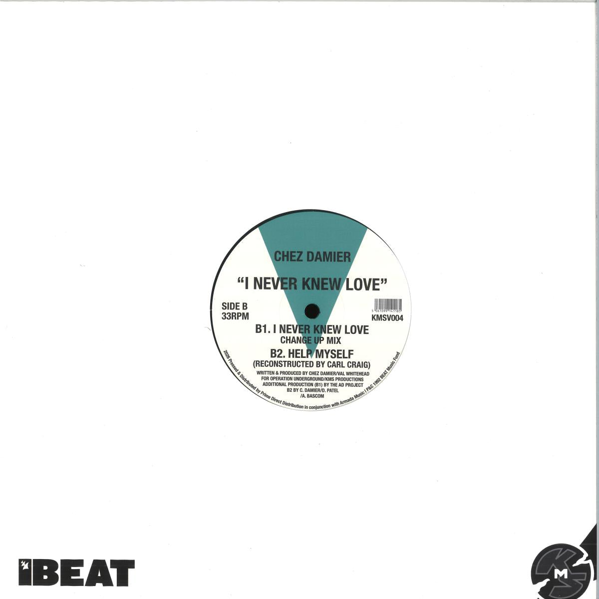 Chez Damier - I Never Knew Love (VINYL 12" KMS KMSV004) | NEW Mint (M) Mint (M)-