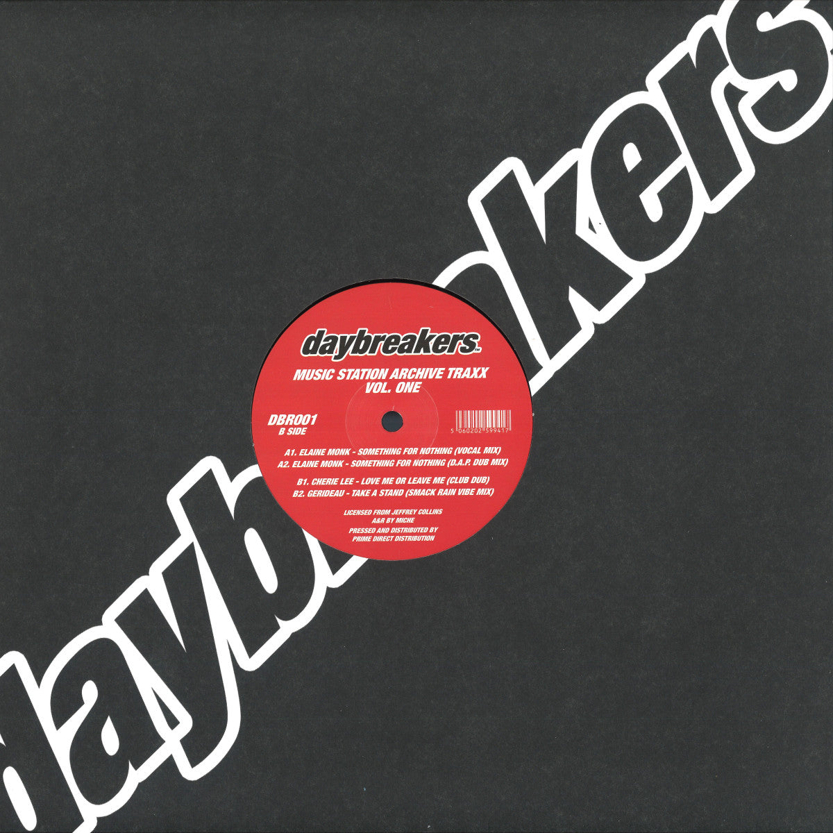 Various - Music Station Archive Traxx Vol. 1 (VINYL 12" Daybreakers DBR001) | NEW Mint (M) Mint (M)-
