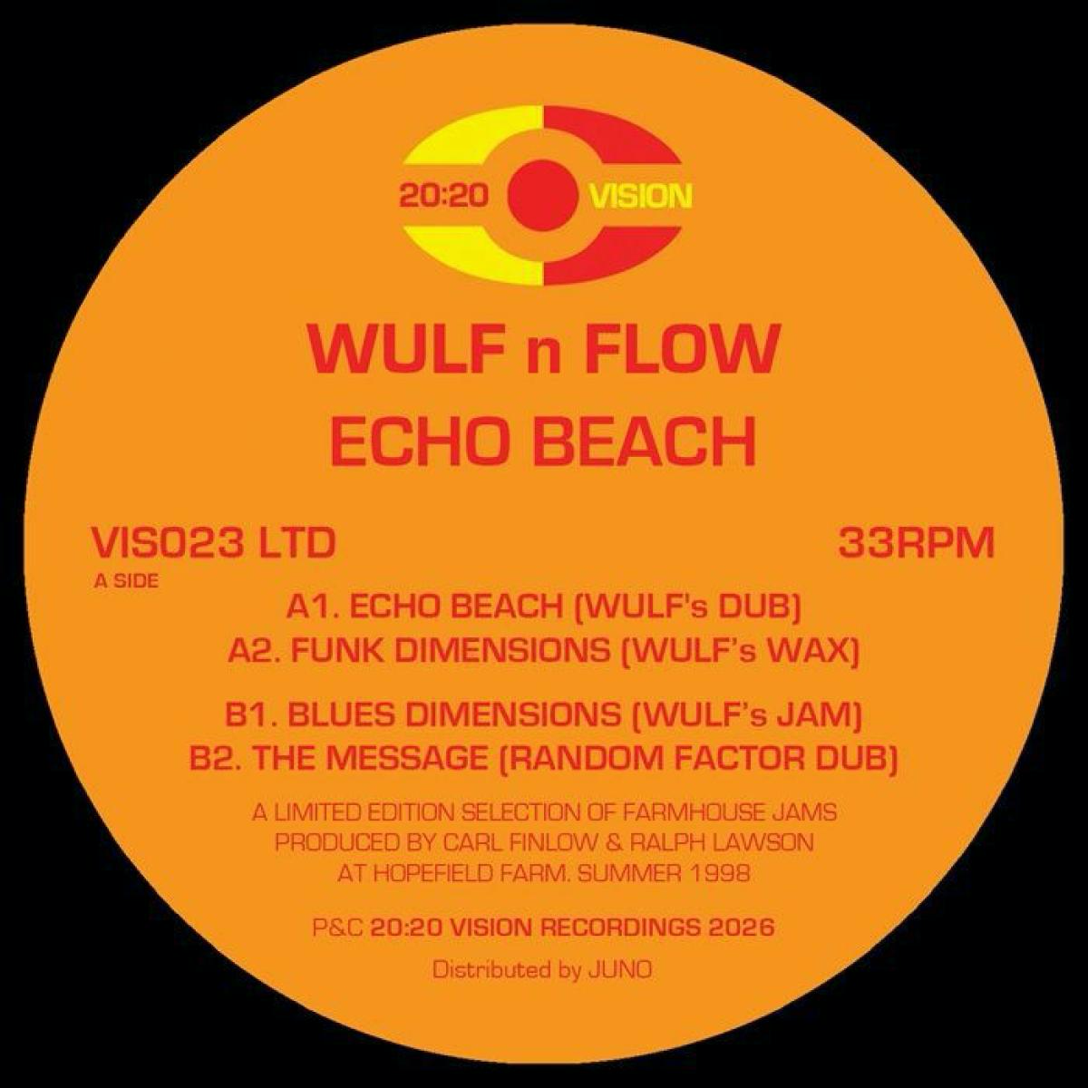 Wulf N Flow - (PRESALE 7/27/26) Echo Beach (VINYL) | Mint (M) Mint (M)-