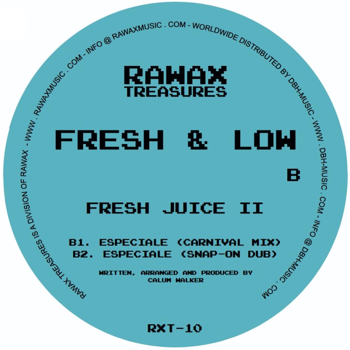 Fresh & Low - (PRESALE 08/17/26) Fever Tension / Fresh Juice II (VINYL 12" Rawax Records RXT-10) | NEW Mint (M) Mint (M)-