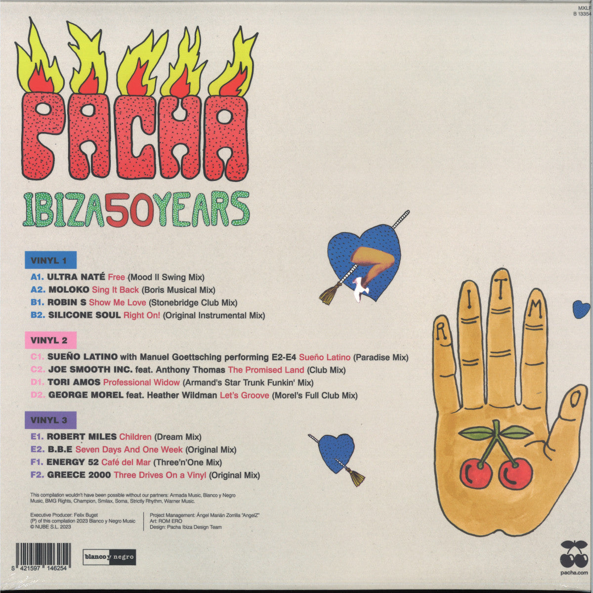 Various - PACHA IBIZA 50 YEARS (VINYL 3x12" Blanco Y Negro MXLP4200 2025) | NEW Mint (M) Mint (M)-