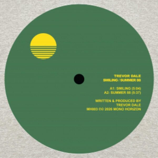Trevor Dale - (PRESALE) SMILING / SUMMER 88 (VINYL) | Mint (M) Mint (M)-