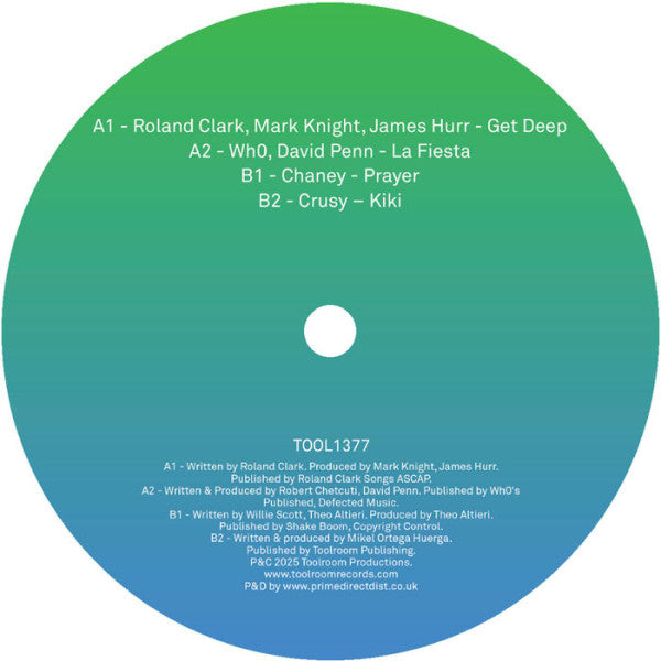 Various - Toolroom Sampler Vol. 20 (12" VINYL) |-