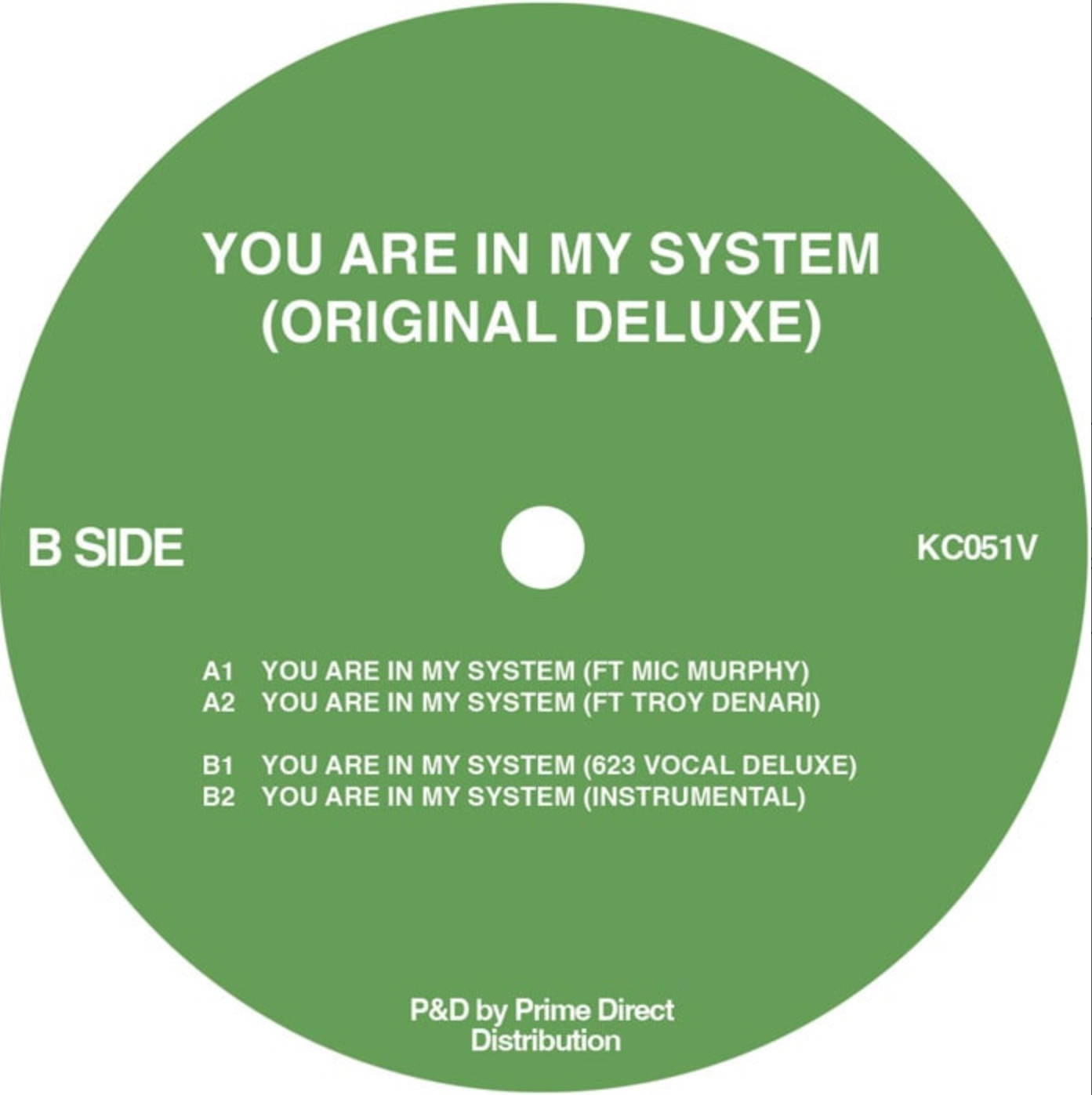 Kerri Chandler - (PRESALE 08/07/26) You Are In My System (Original Deluxe) (VINYL 12" Kerri Chandler KC051V 2026) | NEW Mint (M) Mint (M)-