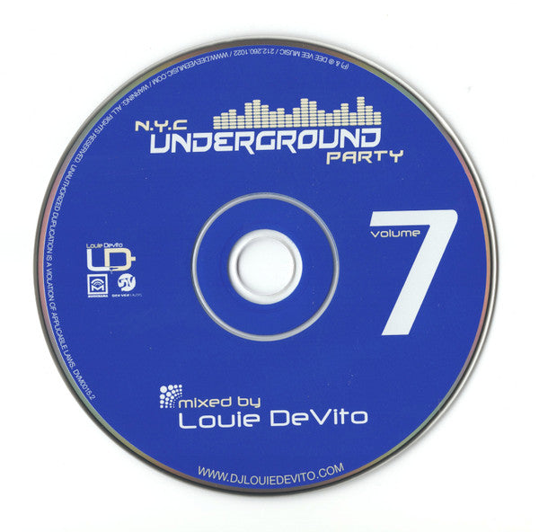 Louie Devito - N.Y.C. Underground Party Volume 7 (CD) | Near Mint (NM) Near Mint (NM)-