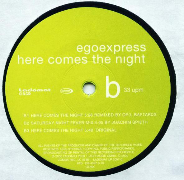 Egoexpress - Here Comes The Night | Near Mint (NM) Near Mint (NM)-