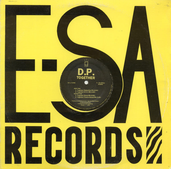 D.P. (2) - Together (VINYL) | Near Mint (NM) Near Mint (NM)-