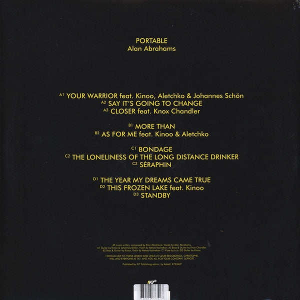 Portable Sunsets - Alan Abrahams (2LP + CD) | Mint (M) Mint (M)-