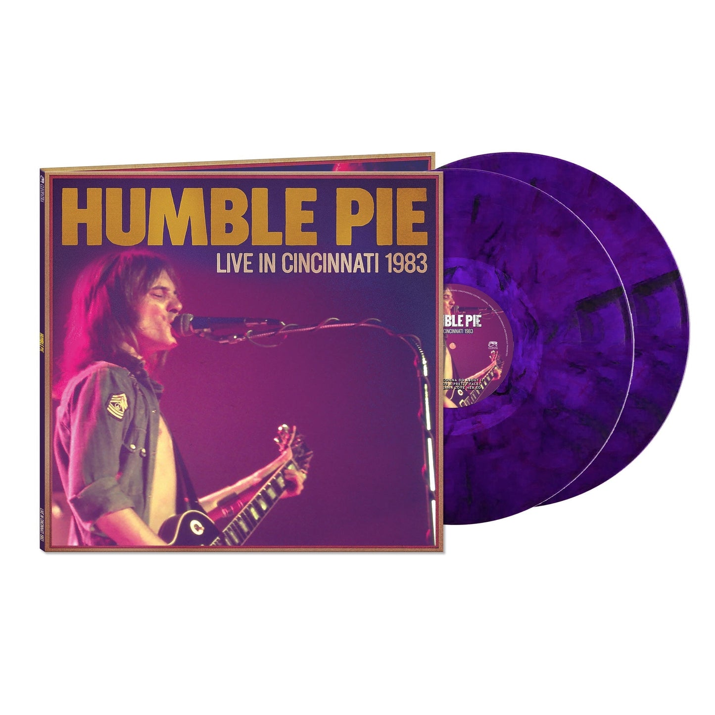 Humble Pie - Live In Cincinnati 1983 (LTD Purple Marble VINYL 2xLP Cleopatra CLO7023LP) | NEW-