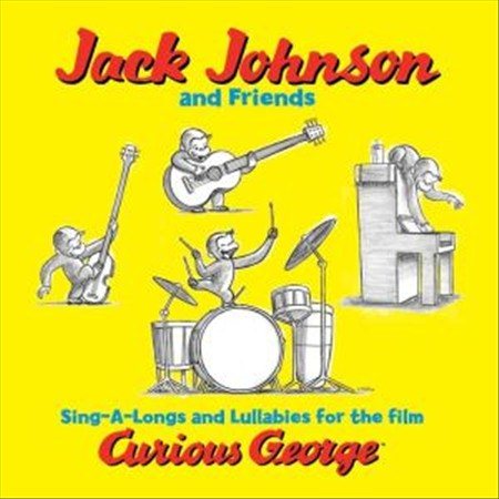 Jack Johnson & Friends - Curious George (Sing-a-Long Songs and Lullabies for the Film)(VINYL) | Mint (M) Mint (M)-