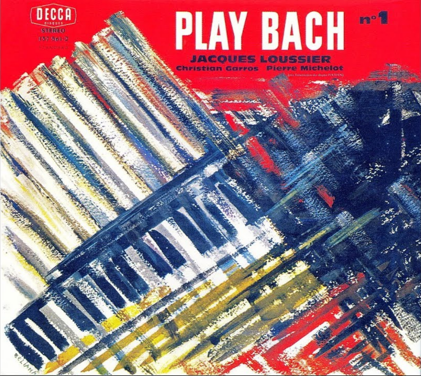 Jacques Loussier / Christian Garros / Pierre Miche - Play Bach No.1 |-