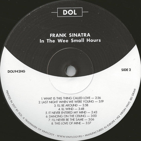 Frank Sinatra - In The Wee Small Hours | Mint (M) Mint (M)-
