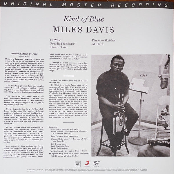 Miles Davis - Kind Of Blue | Mint (M) Mint (M)-