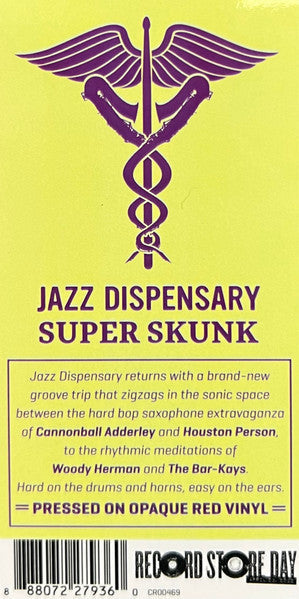 Various Artists - Jazz Dispensary: Super Skunk (RSD 4/23/2022 VINYL LP CR00469) |-