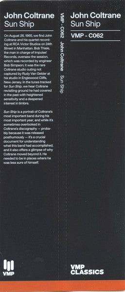 John Coltrane - Sun Ship | Mint (M) Mint (M)-
