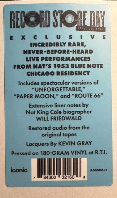 Nat King Cole - Live At The Blue Note Chicago | Mint (M) Mint (M)-