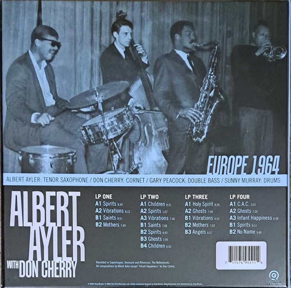 Albert Ayler - Europe 1964 (BF 2025 RSD BOX SET) |-